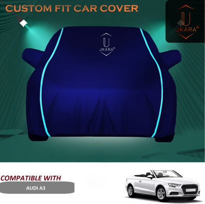 Ukara Car Cover For Audi A3 (With Mirror Pockets)(Blue)