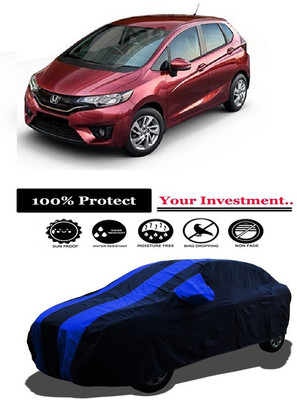 Amexride Car Cover For Honda Jazz 1.2 S i VTEC (With Mirror Pockets)(Multicolor)