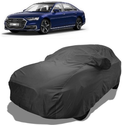 Coxtor Car Cover For Audi A8 (With Mirror Pockets)(Grey)