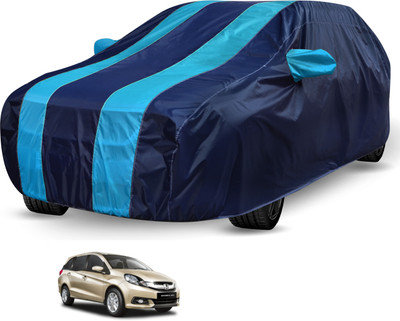 Auto Hub Car Cover For Honda Mobilio (Without Mirror Pockets)(Black, Blue)
