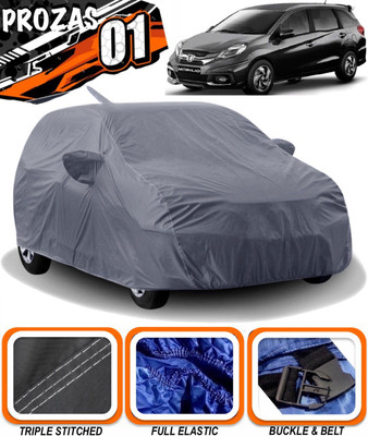 prozas Car Cover For Honda Mobilio (With Mirror Pockets)(Grey)