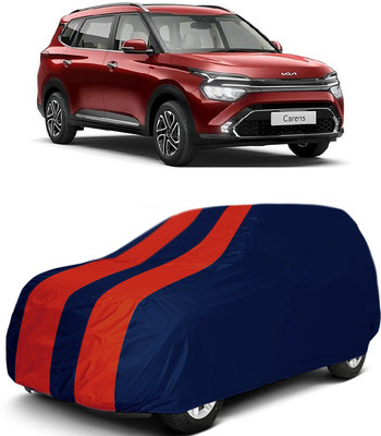 MoTRoX Car Cover For Kia Carens (Without Mirror Pockets)(Red, Blue)