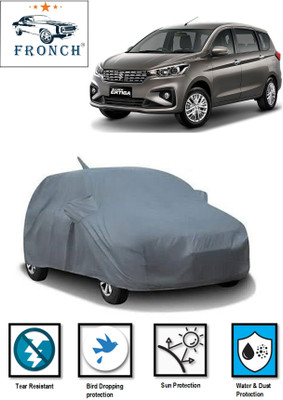 FRONCH Car Cover For Maruti Suzuki Ertiga (With Mirror Pockets)(Grey)