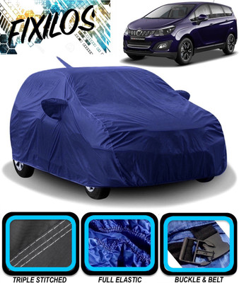 FIXILOS Car Cover For Mahindra Marazzo (With Mirror Pockets)(Blue)
