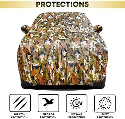MAVENS Car Cover For Mahindra Thar (With Mirror Pockets)(Multicolor)