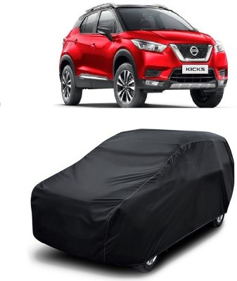 MoTRoX Car Cover For Nissan Kicks (Without Mirror Pockets)(Black)