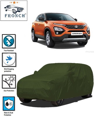 FRONCH Car Cover For Tata Harrier (With Mirror Pockets)(Green)