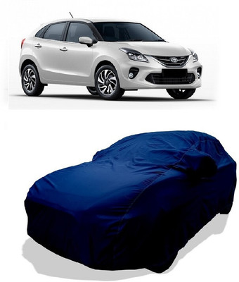 Coxtor Car Cover For Toyota Glanza G Hybrid (With Mirror Pockets)(Green)