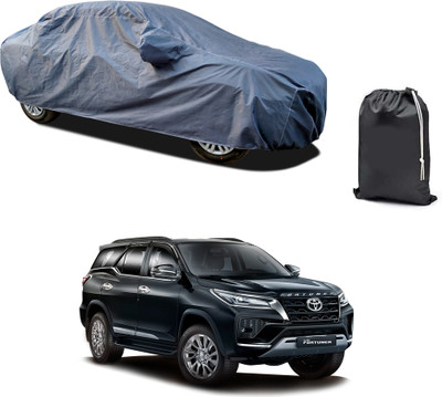 PAGORA Car Cover For Toyota Fortuner (With Mirror Pockets)(Grey)