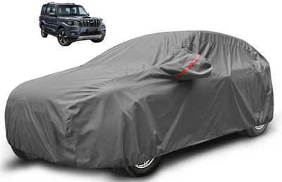 MOCKHE Car Cover For Mahindra Scorpio Classic (With Mirror Pockets)(Grey)