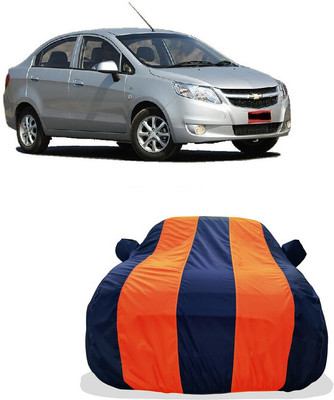 Tricway Car Cover For Chevrolet Sail 1.3 LS ABS (With Mirror Pockets)(Orange)