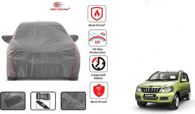 Auto Oprema Car Cover For Mahindra Quanto (With Mirror Pockets)(Grey)