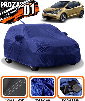 prozas Car Cover For Tata Altroz (With Mirror Pockets)(Blue)