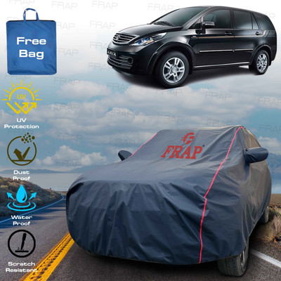 Frap Car Cover For Tata Aria, Aria Pleasure 4x2, Aria Pride 4x4 (With Mirror Pockets)(Blue, Red)