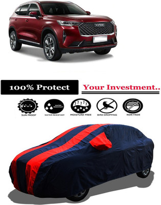Amexride Car Cover For Haval H6 (With Mirror Pockets)(Red)