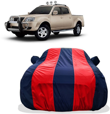 Tricway Car Cover For Tata Xenon XT 2.2 (With Mirror Pockets)(Red)