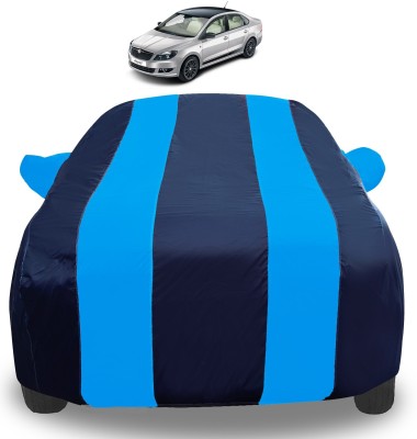 Auto Hub Car Cover For Skoda Rapid (With Mirror Pockets)(Blue)