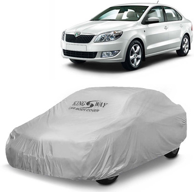 Kingsway Car Cover For Skoda Rapid (Without Mirror Pockets)(Silver, For 2011, 2012, 2013, 2014, 2015, 2016 Models)