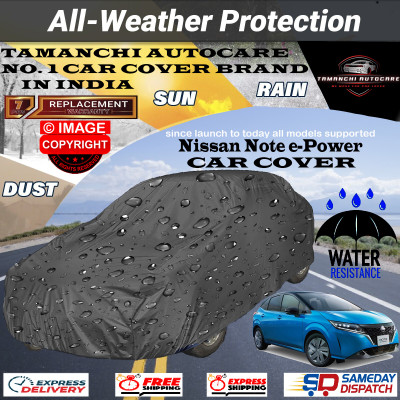 Tamanchi Autocare Car Cover For Nissan Note e-Power(Grey)
