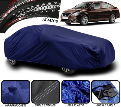 ALMICS Car Cover For Nissan Sunny (With Mirror Pockets)(Blue)