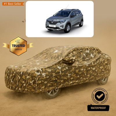 PAGORA Car Cover For Renault Triber RXT (With Mirror Pockets)(Yellow)