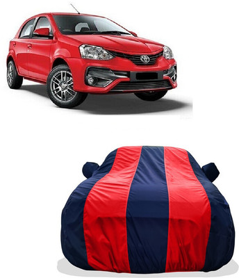 Tricway Car Cover For Toyota Etios Liva V (With Mirror Pockets)(Red)