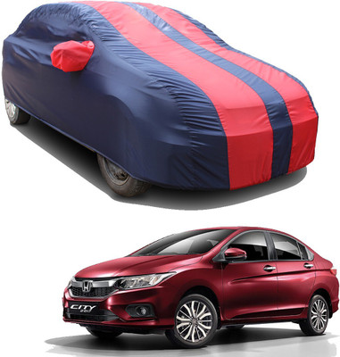 SS FOR YOUR SMART NEEDS Car Cover For Honda City i-Vtec (With Mirror Pockets)(Red, Blue)