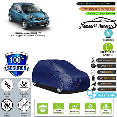 Tamanchi Autocare Car Cover For Nissan Micra Diesel XV(Blue)
