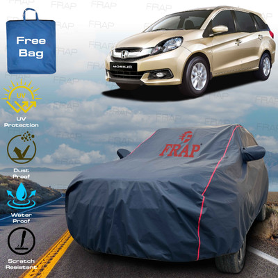 Frap Car Cover For Honda Mobilio, Mobilio E i DTEC, Mobilio S i VTEC (With Mirror Pockets)(Blue, Red)