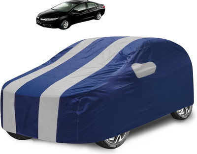 Caronix Car Cover For Honda City i-Vtec (With Mirror Pockets)(Silver)
