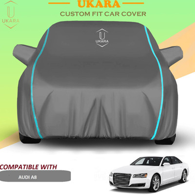 Ukara Car Cover For Audi A8 (With Mirror Pockets)(Grey)