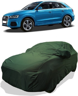 Coxtor Car Cover For Audi Q3 Design Edition 35 TDI qu (With Mirror Pockets)(Green)
