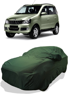 Coxtor Car Cover For Mahindra Quanto (With Mirror Pockets)(Green)