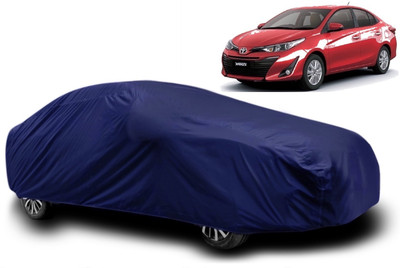 R Rayvin Star Car Cover For Mahindra Marazzo (With Mirror Pockets)(Multicolor)
