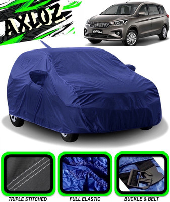 AXLOZ Car Cover For Maruti Suzuki Ertiga (With Mirror Pockets)(Blue)