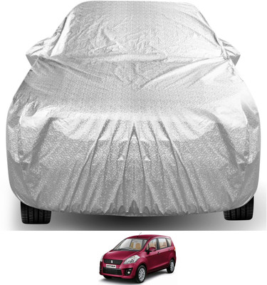 Auto Hub Car Cover For Maruti Suzuki Ertiga (With Mirror Pockets)(Silver)