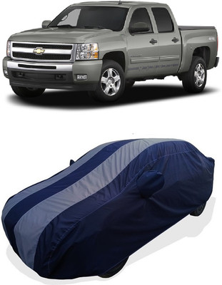 Coxtor Car Cover For Chevrolet Silverado 5.7L (With Mirror Pockets)(Grey)
