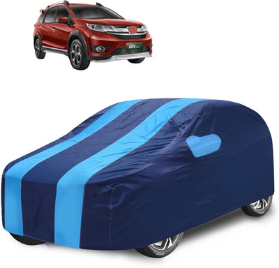 Caronix Car Cover For Honda BR-V (With Mirror Pockets)(Blue)