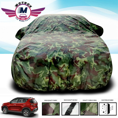 MoTRoX Car Cover For Kia Sonet (Without Mirror Pockets)(Green)