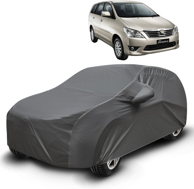 Auto Hub Car Cover For Toyota Innova (With Mirror Pockets)(Grey)