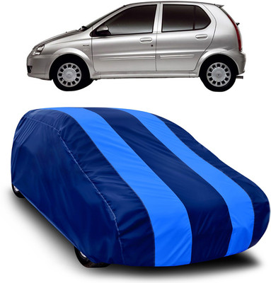 MoTRoX Car Cover For Tata Indica eV2 (Without Mirror Pockets)(Blue, Blue)