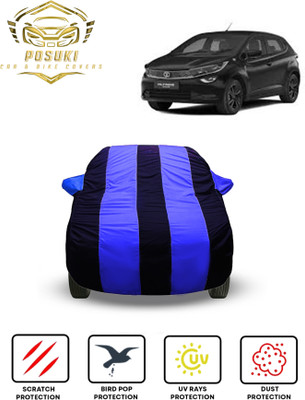 POSUKI Car Cover For Tata Altroz (With Mirror Pockets)(Blue)