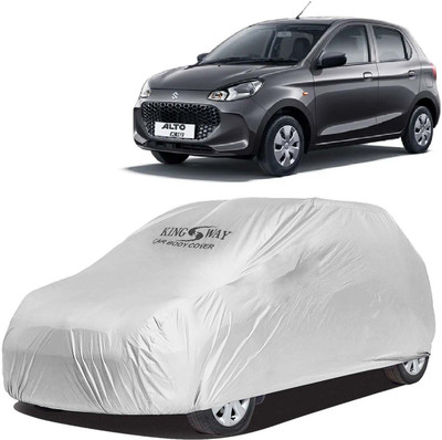 Kingsway Car Cover For Maruti Suzuki Alto K10 (Without Mirror Pockets)(Silver, For 2022, 2023 Models)