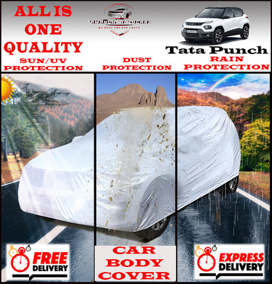Tamanchi Autocare Car Cover For Tata Punch(Silver)