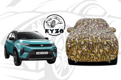 KYZO Car Cover For Tata Nexon (With Mirror Pockets)(Multicolor)
