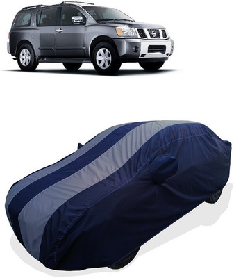 Coxtor Car Cover For Nissan Armada 5.6 V8 4WD 5AT (317 HP) (With Mirror Pockets)(Grey)