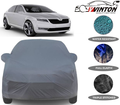 V VINTON Car Cover For Skoda Laura (With Mirror Pockets)(Grey)