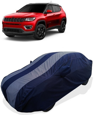 Coxtor Car Cover For Jeep Compass 2.0 Longitude Option Diesel (With Mirror Pockets)(Grey)