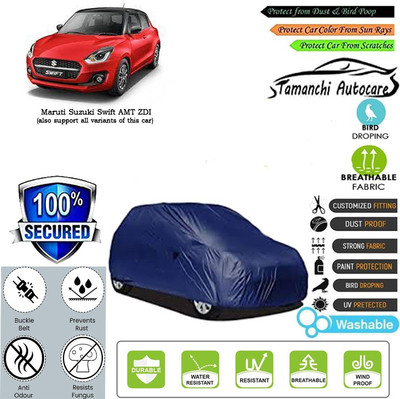 Tamanchi Autocare Car Cover For Maruti Suzuki Swift AMT ZDI(Blue)