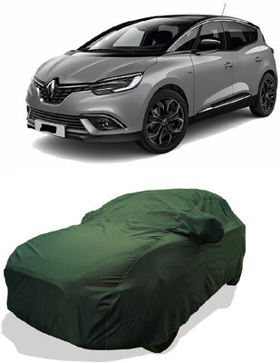 Coxtor Car Cover For Renault Scenic (With Mirror Pockets)(Green)